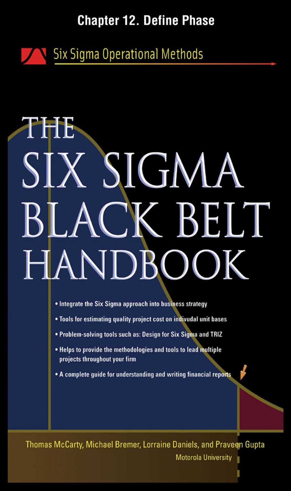 Big bigCover of The Six Sigma Black Belt Handbook, Chapter 12 - Define Phase