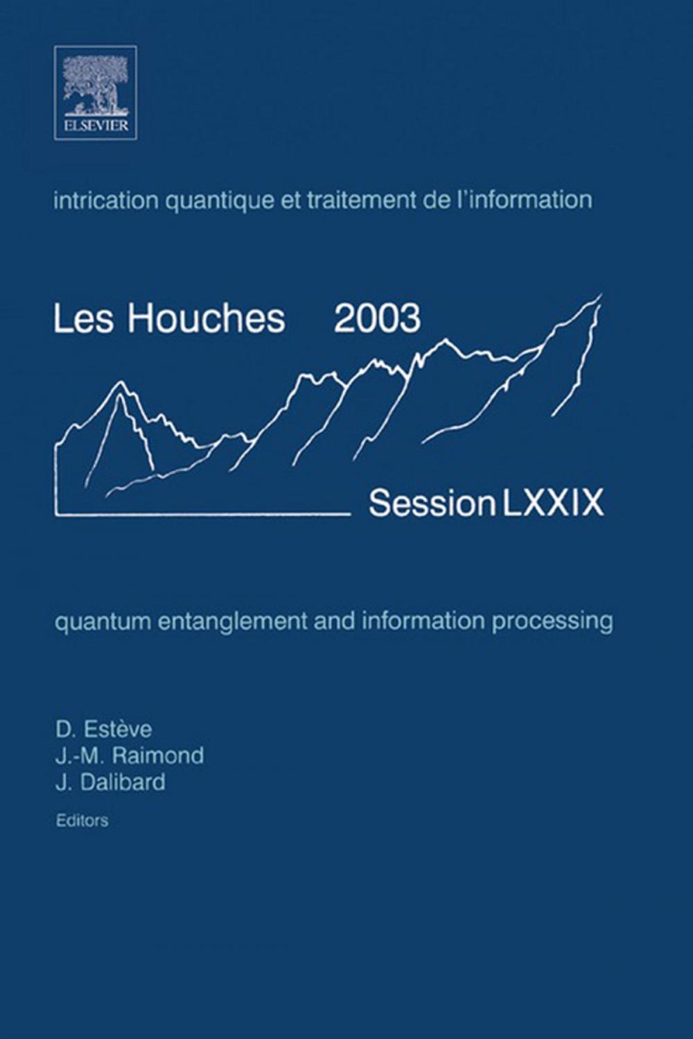 Big bigCover of Quantum Entanglement and Information Processing