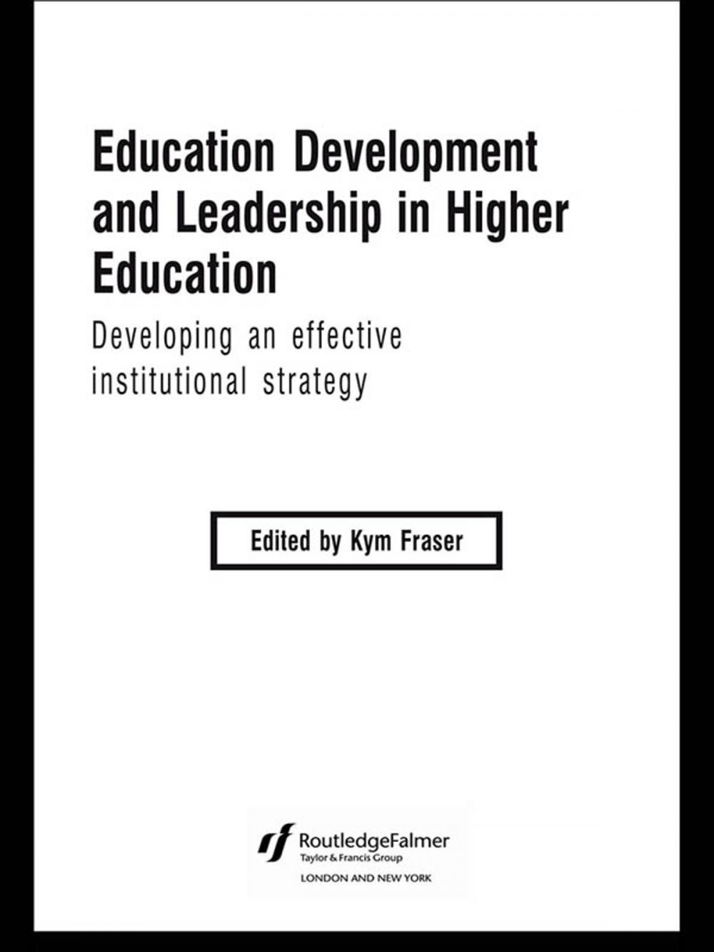 Big bigCover of Education Development and Leadership in Higher Education