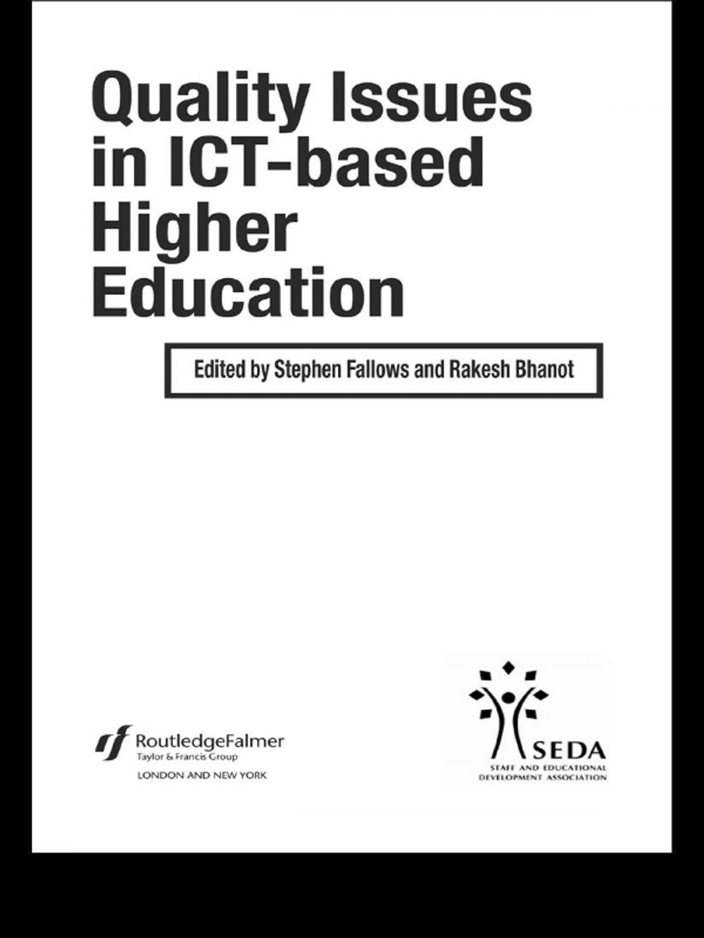 Big bigCover of Quality Issues in ICT-based Higher Education