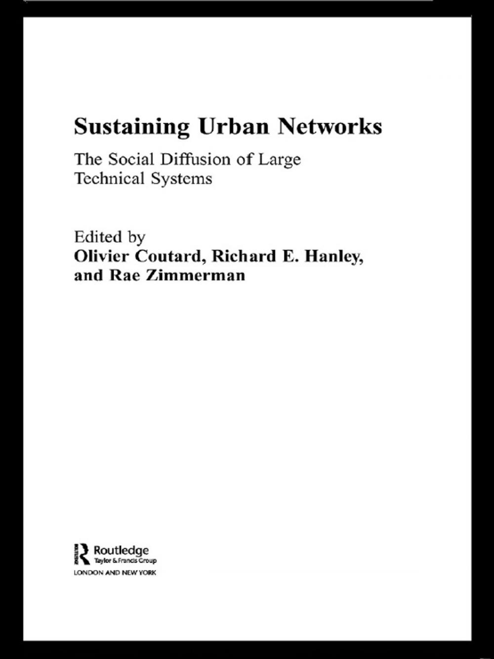 Big bigCover of Sustaining Urban Networks