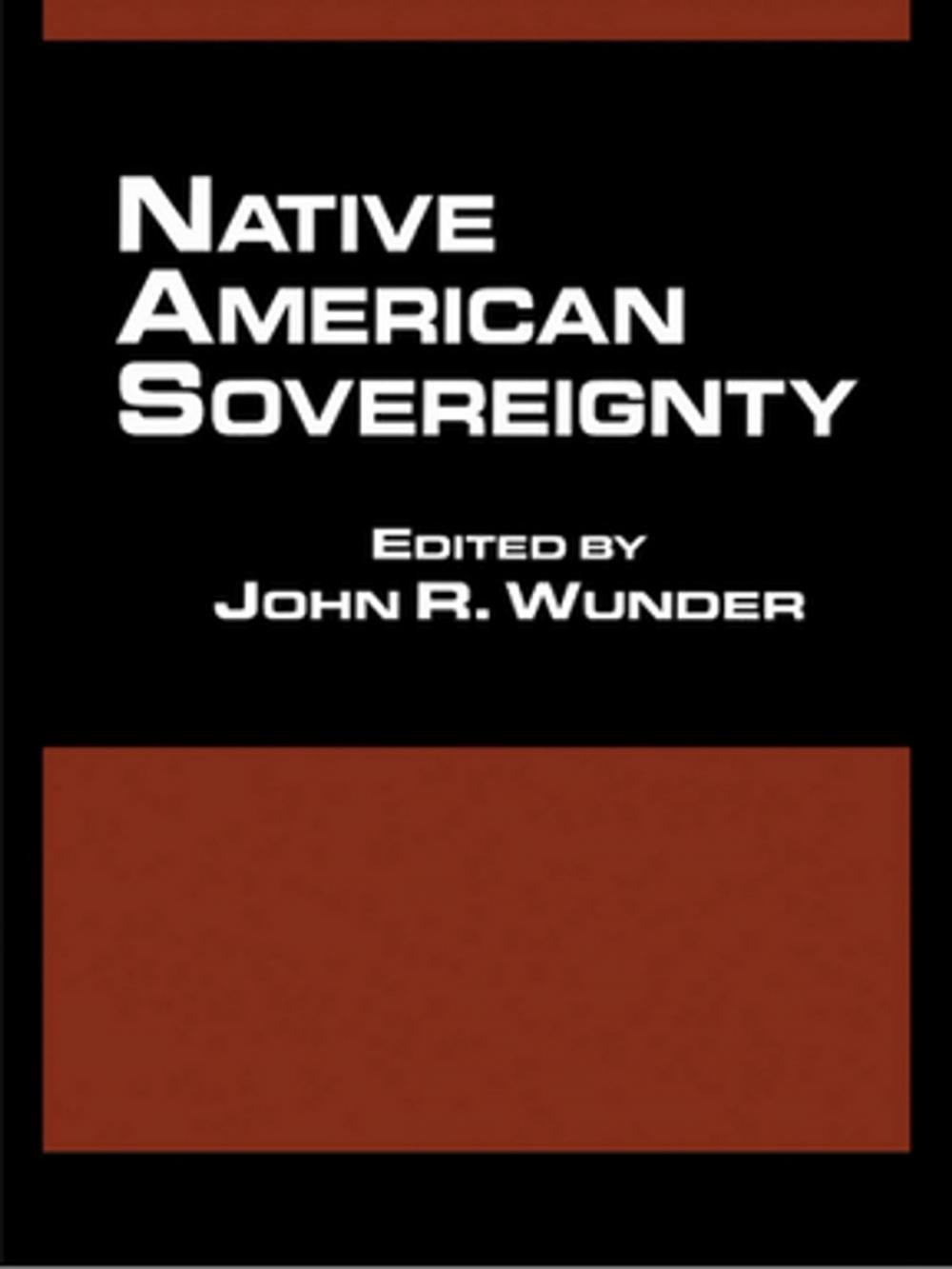 Big bigCover of Native American Sovereignty