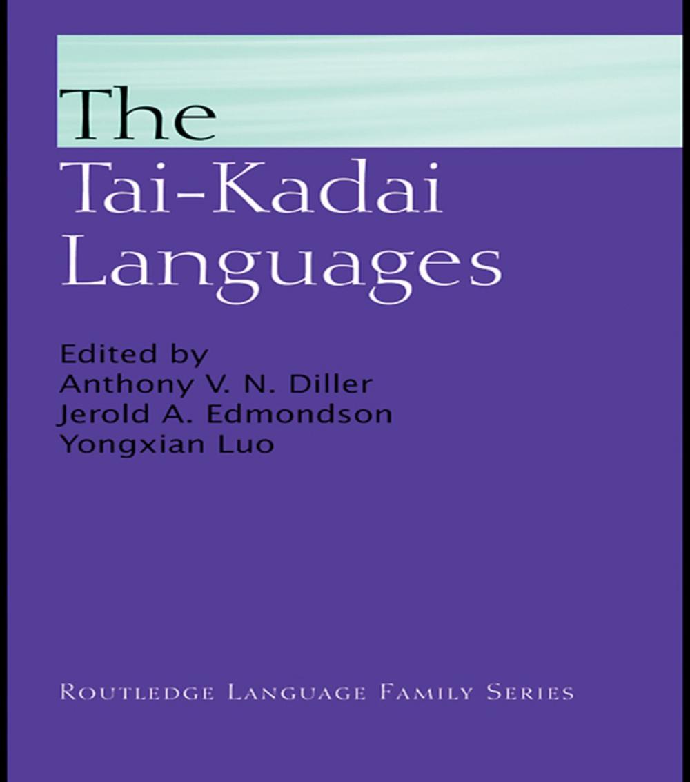 Big bigCover of The Tai-Kadai Languages