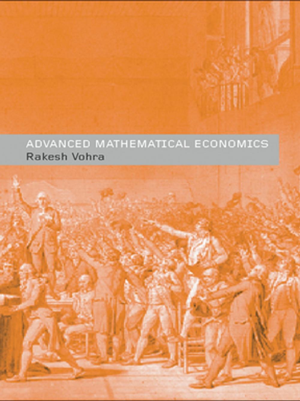 Big bigCover of Advanced Mathematical Economics