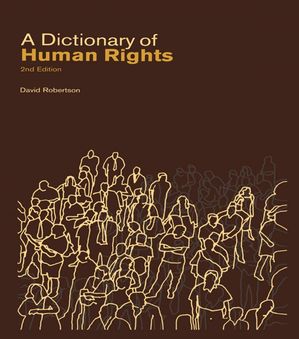 Big bigCover of A Dictionary of Human Rights