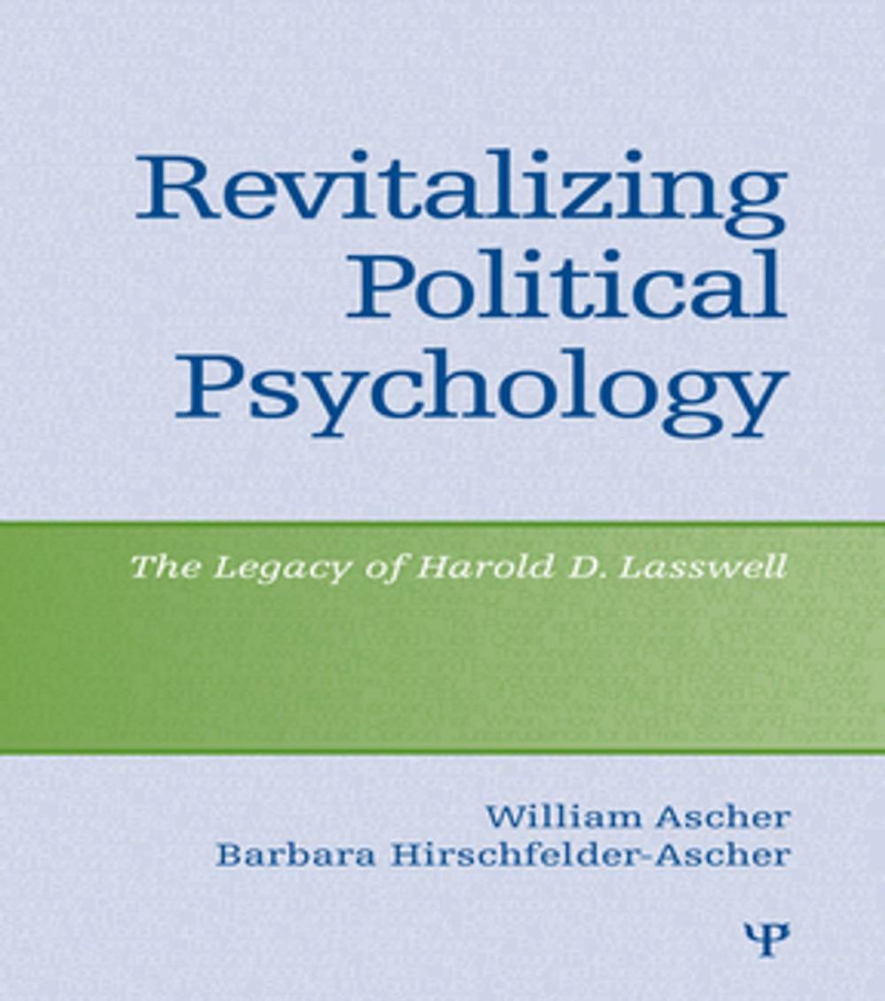 Big bigCover of Revitalizing Political Psychology