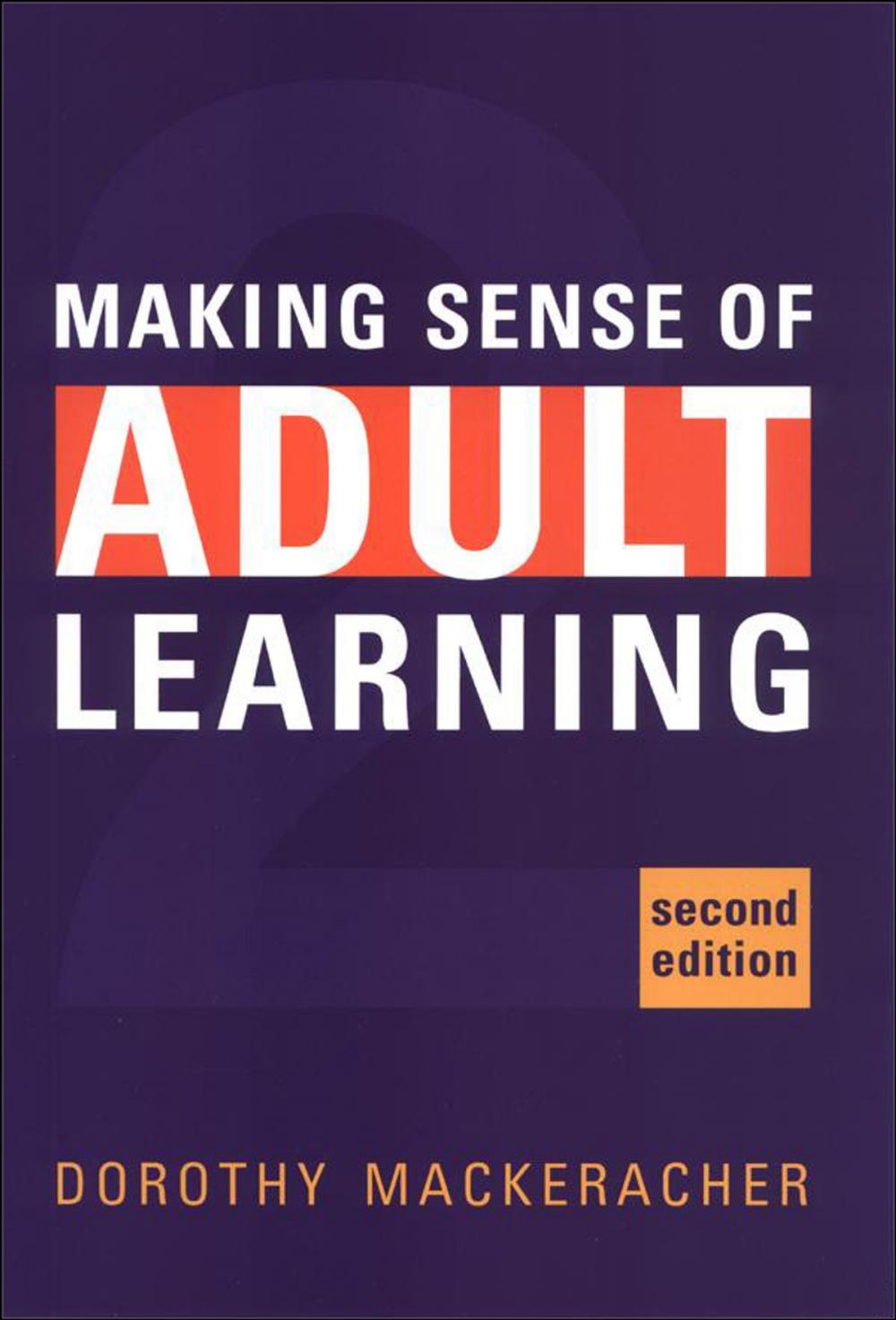 Big bigCover of Making Sense of Adult Learning