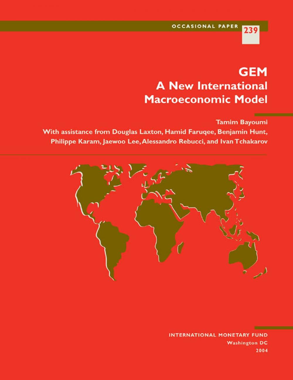 Big bigCover of GEM: A New International Macroeconomic Model