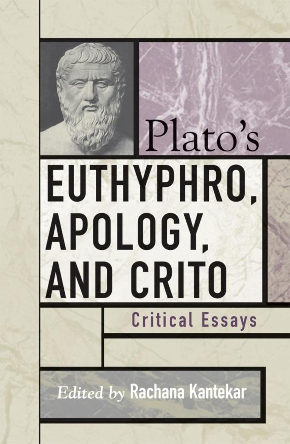 Big bigCover of Plato's Euthyphro, Apology, and Crito