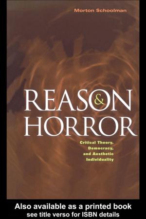 bigCover of the book Reason and Horror by 