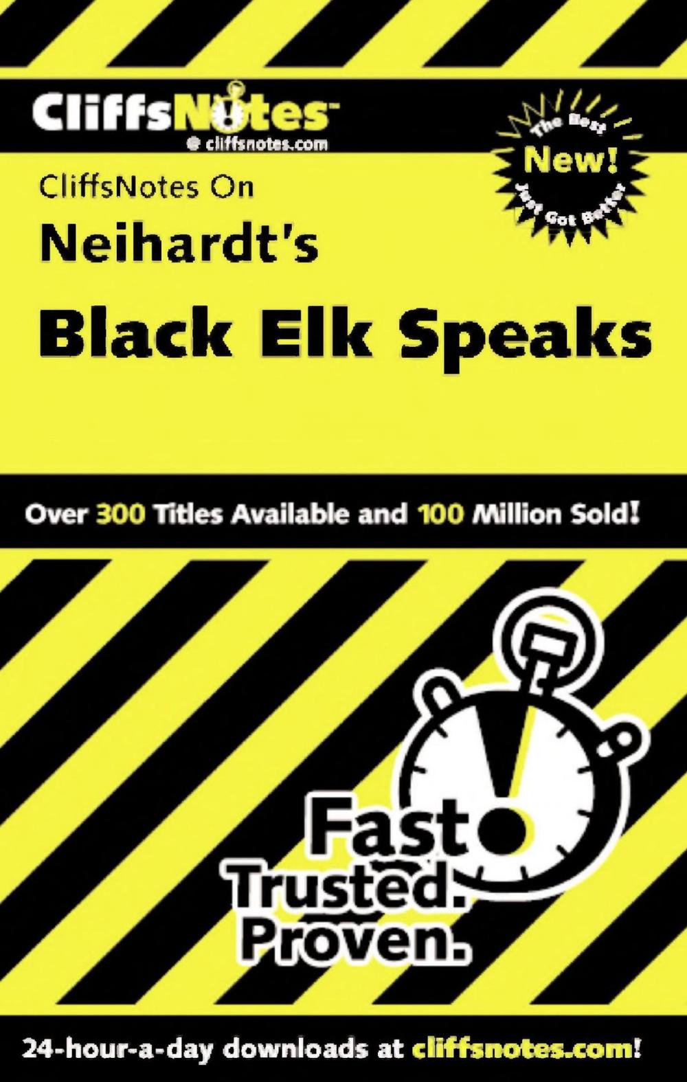 Big bigCover of CliffsNotes on Neihardt's Black Elk Speaks