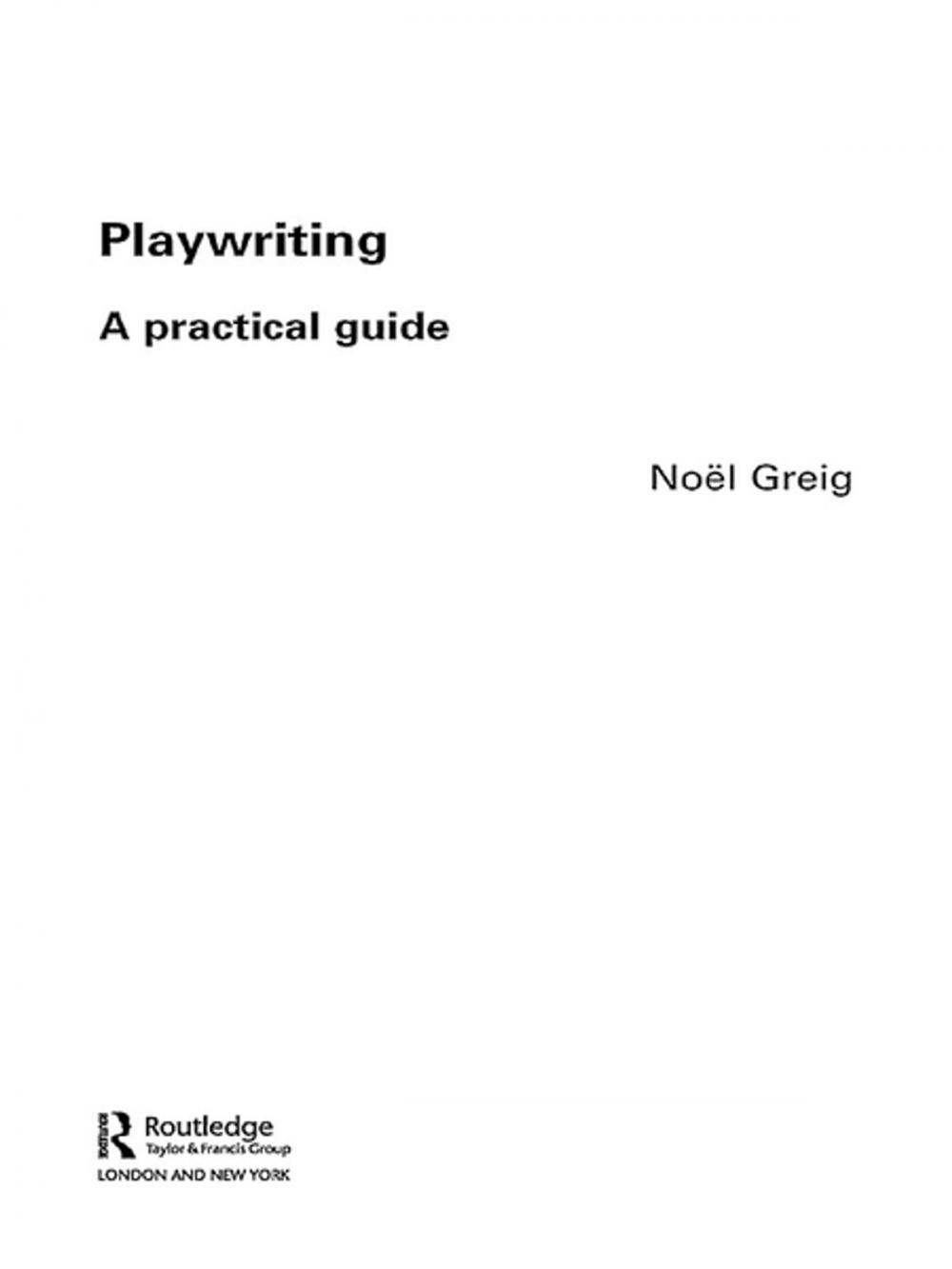 Big bigCover of Playwriting