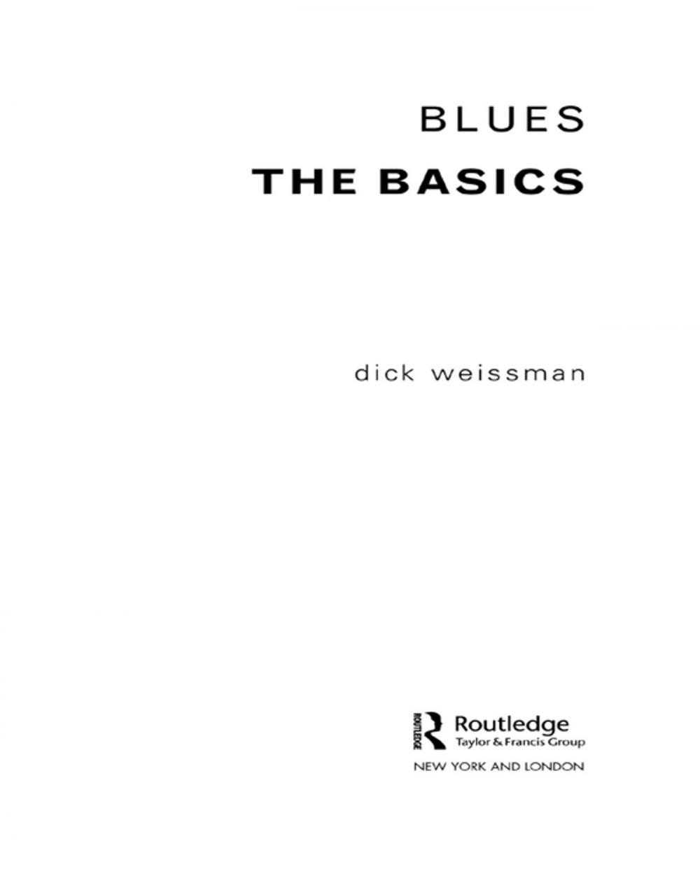 Big bigCover of Blues: The Basics