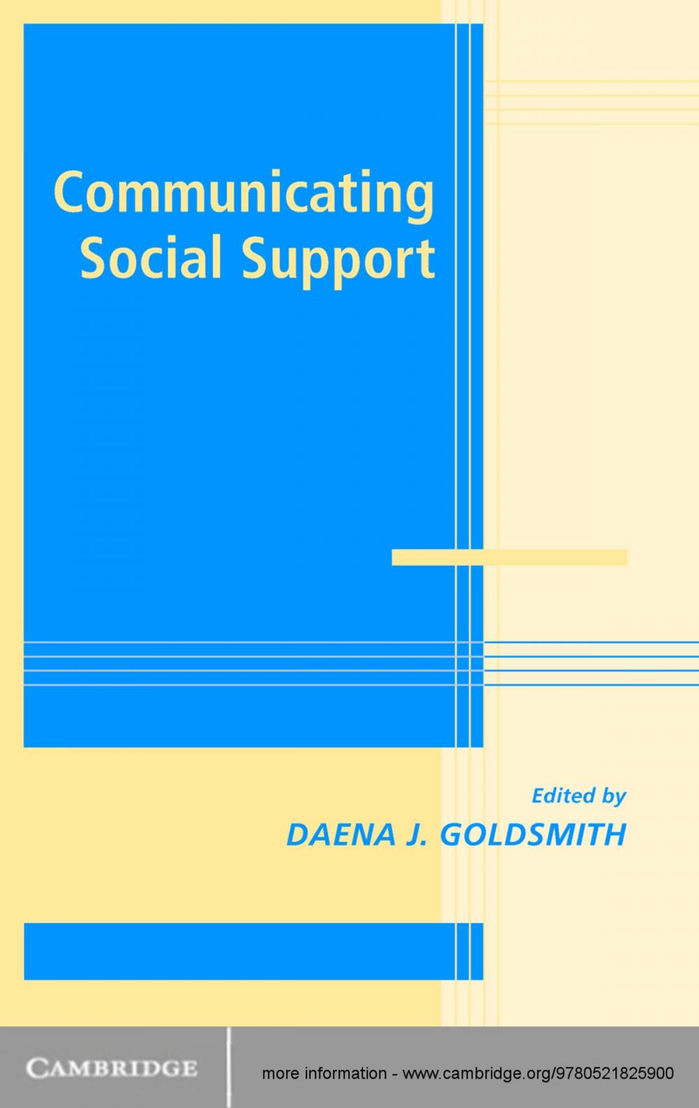 Big bigCover of Communicating Social Support