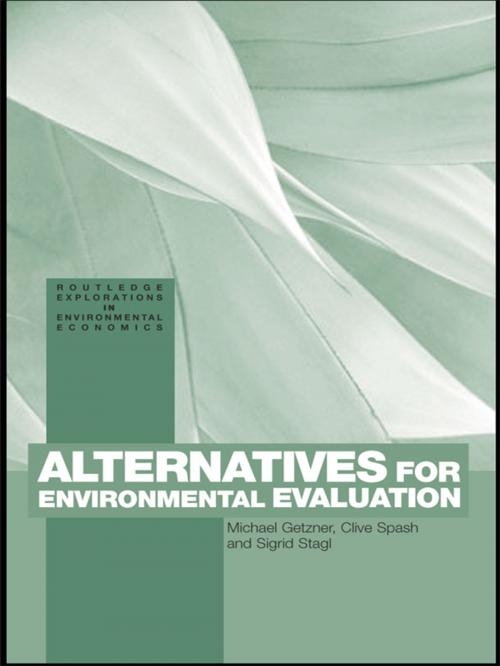 Cover of the book Alternatives for Environmental Valuation by Michael Getzner, Clive Spash, Sigrid Stagl, Taylor and Francis