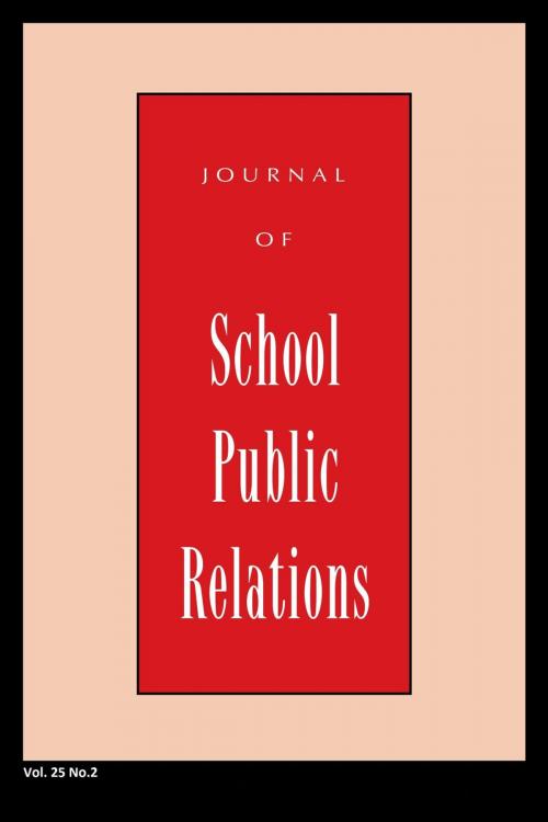 Cover of the book Jspr Vol 25-N2 by Journal of School Public Relations, Rowman & Littlefield Publishers