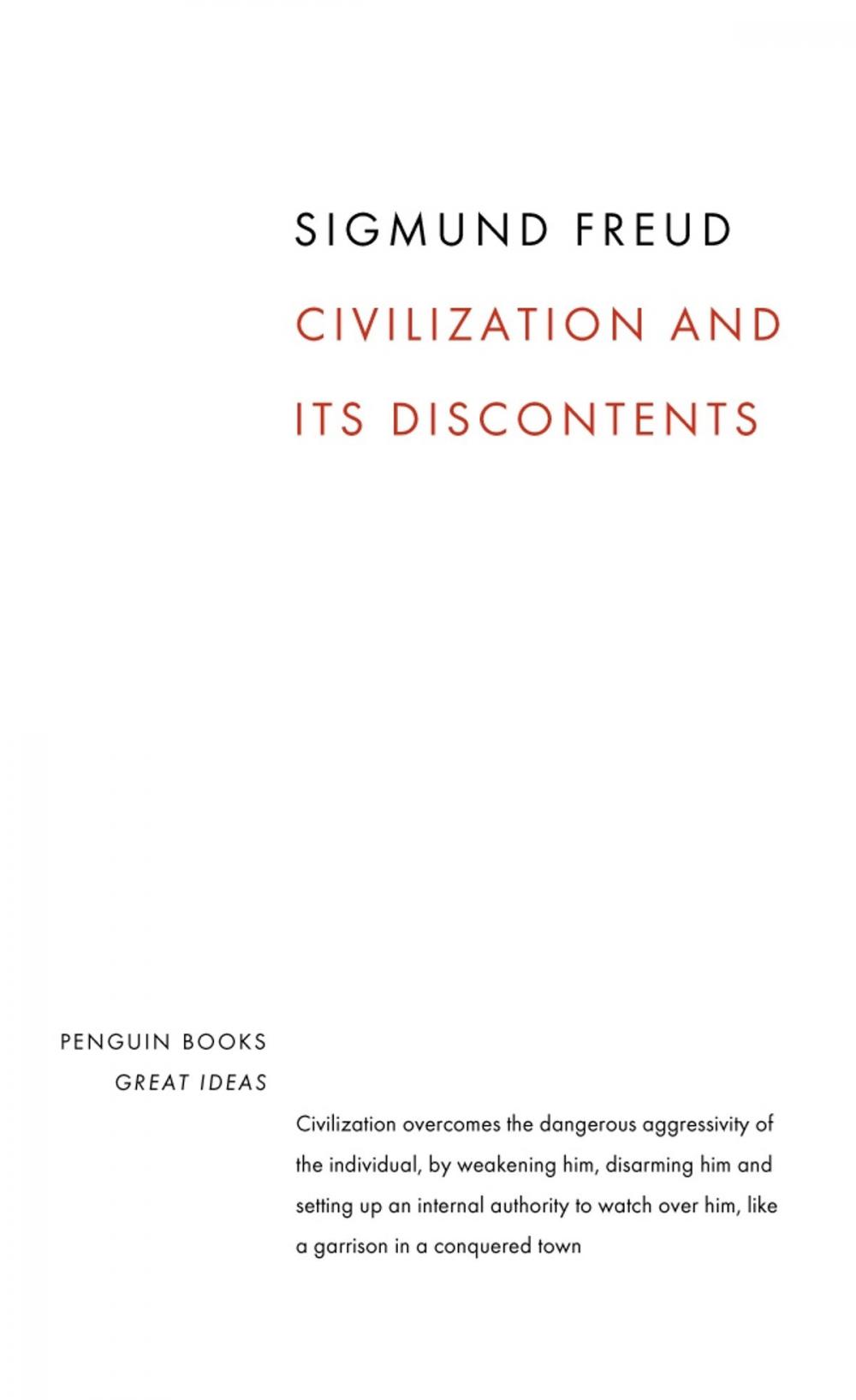 Big bigCover of Civilization and its Discontents