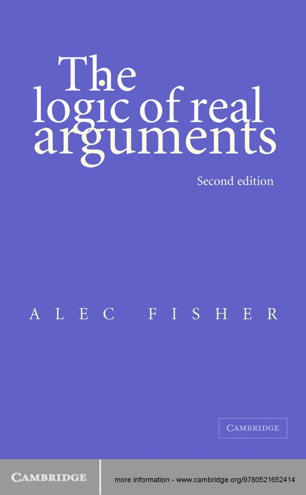 Big bigCover of The Logic of Real Arguments