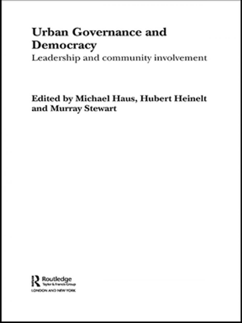 Big bigCover of Urban Governance and Democracy