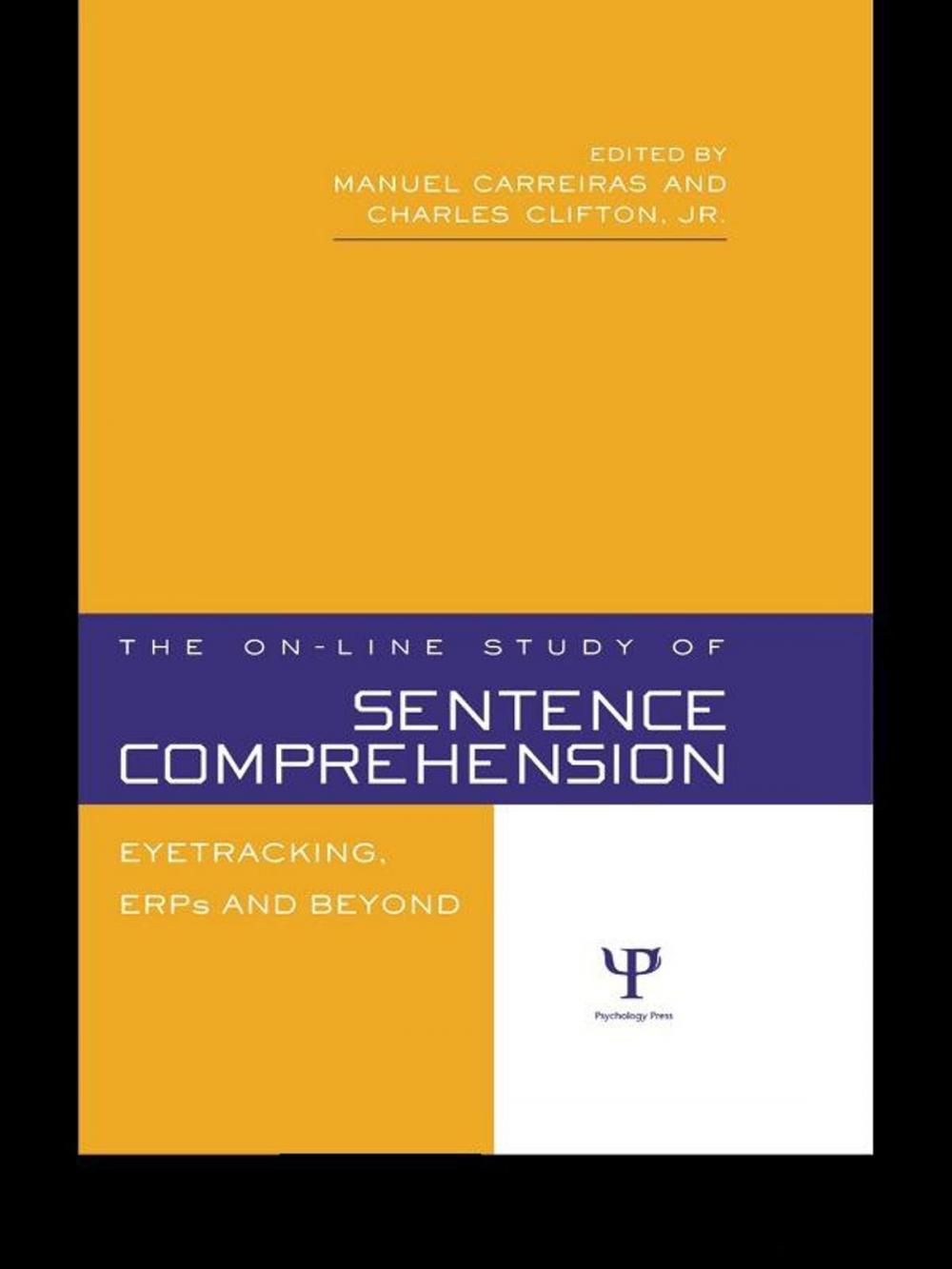 Big bigCover of The On-line Study of Sentence Comprehension