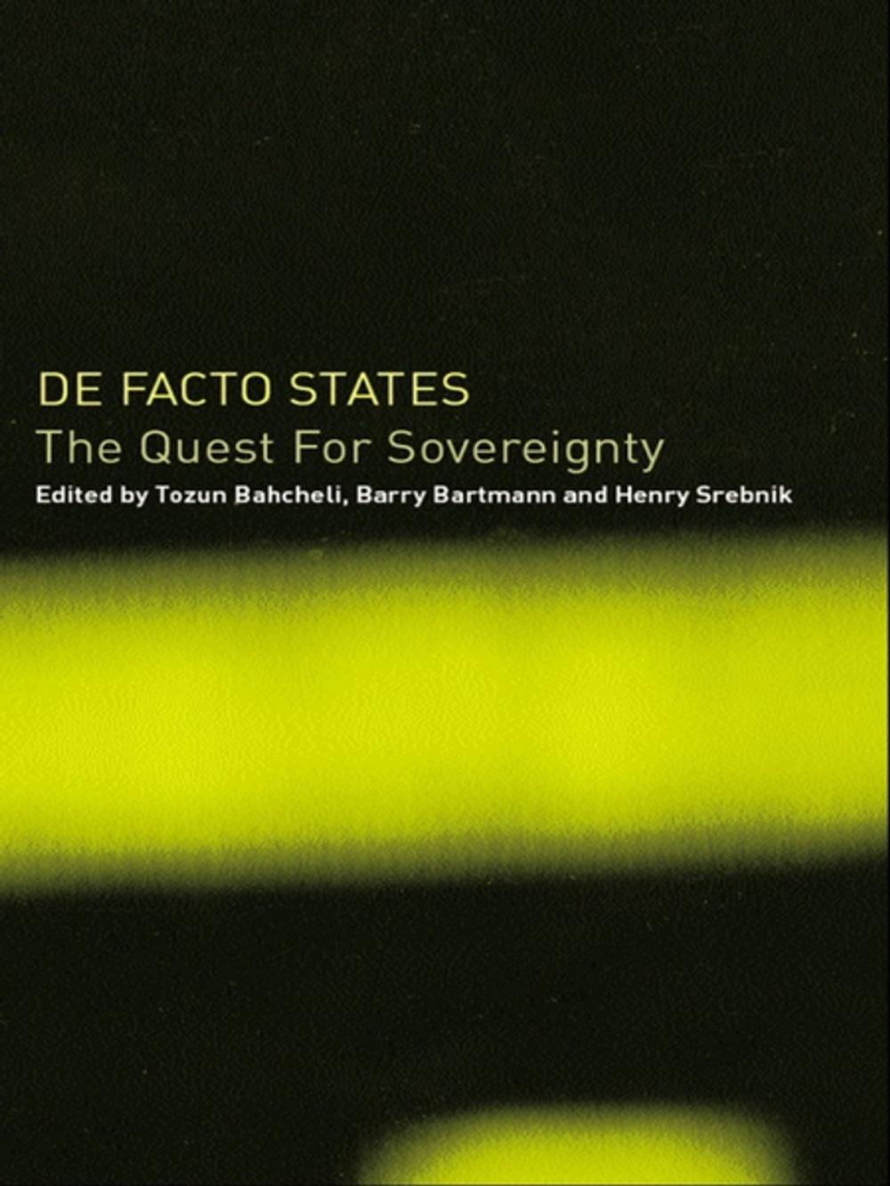 Big bigCover of De Facto States