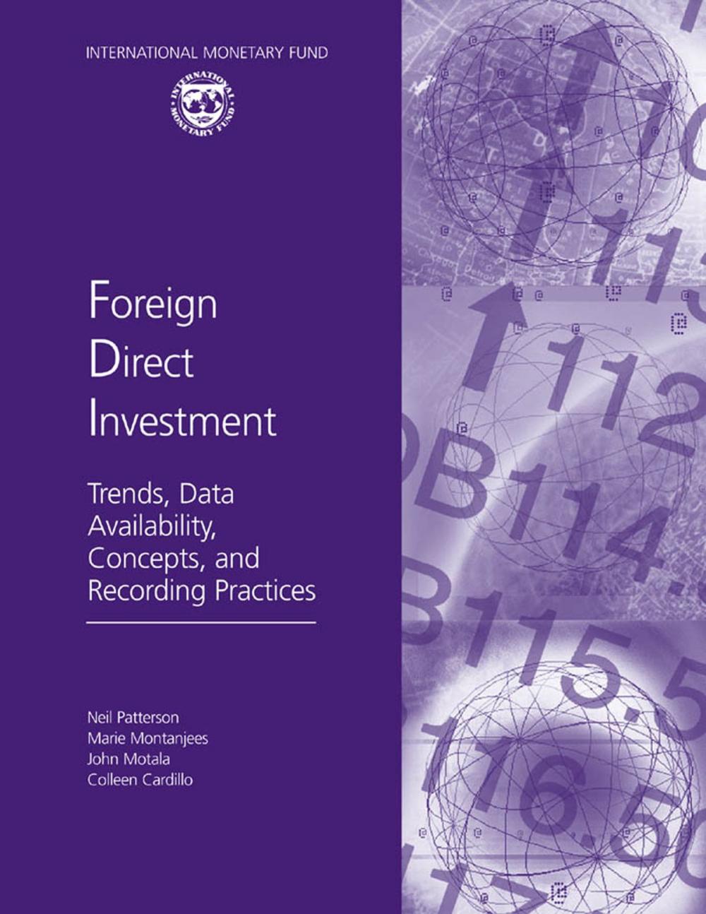 Big bigCover of Foreign Direct Investment: Trends, Data Availability, Concepts, and Recording Practices