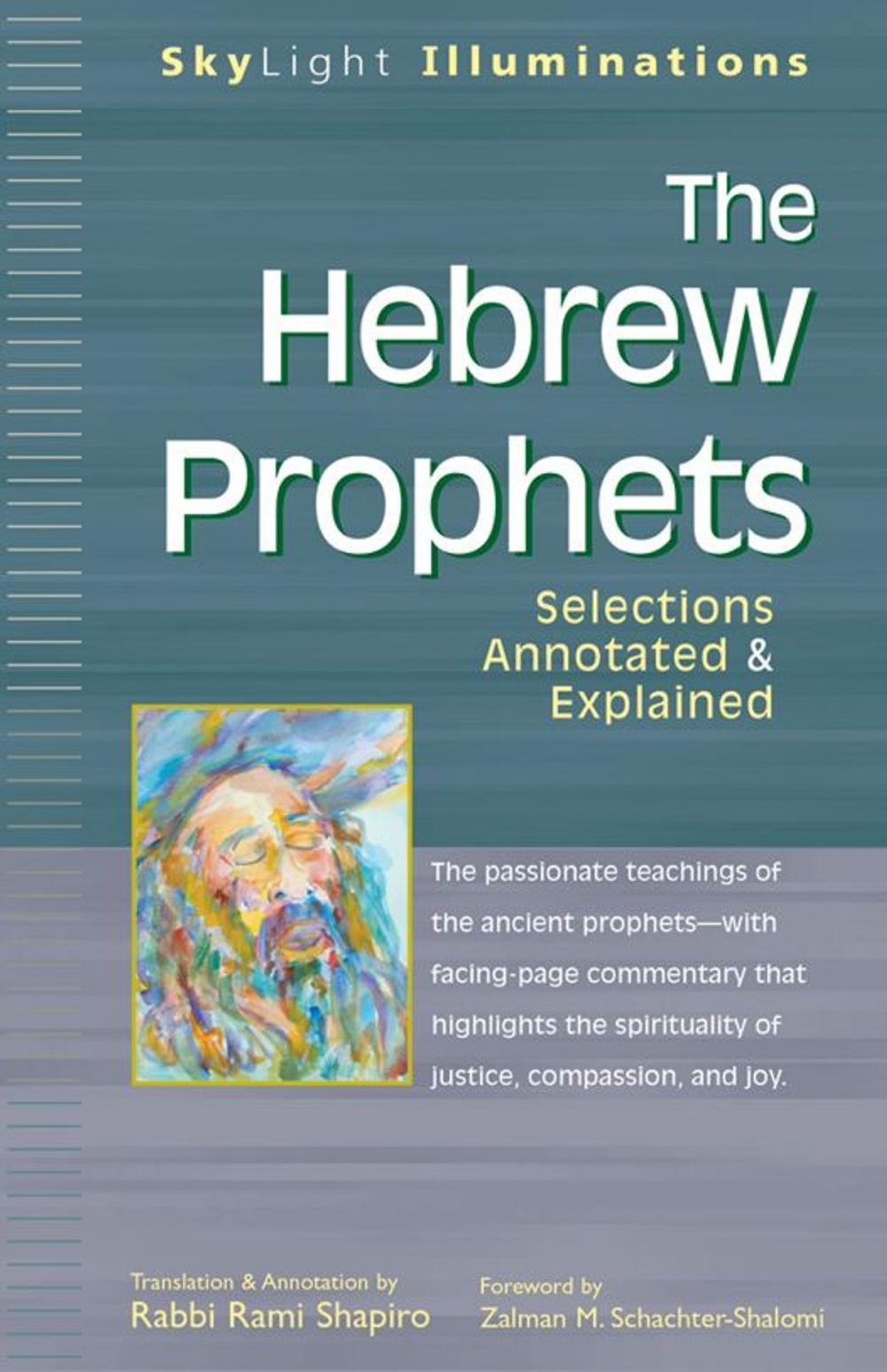 Big bigCover of The Hebrew Prophets: Selections Annotated & Explainedd