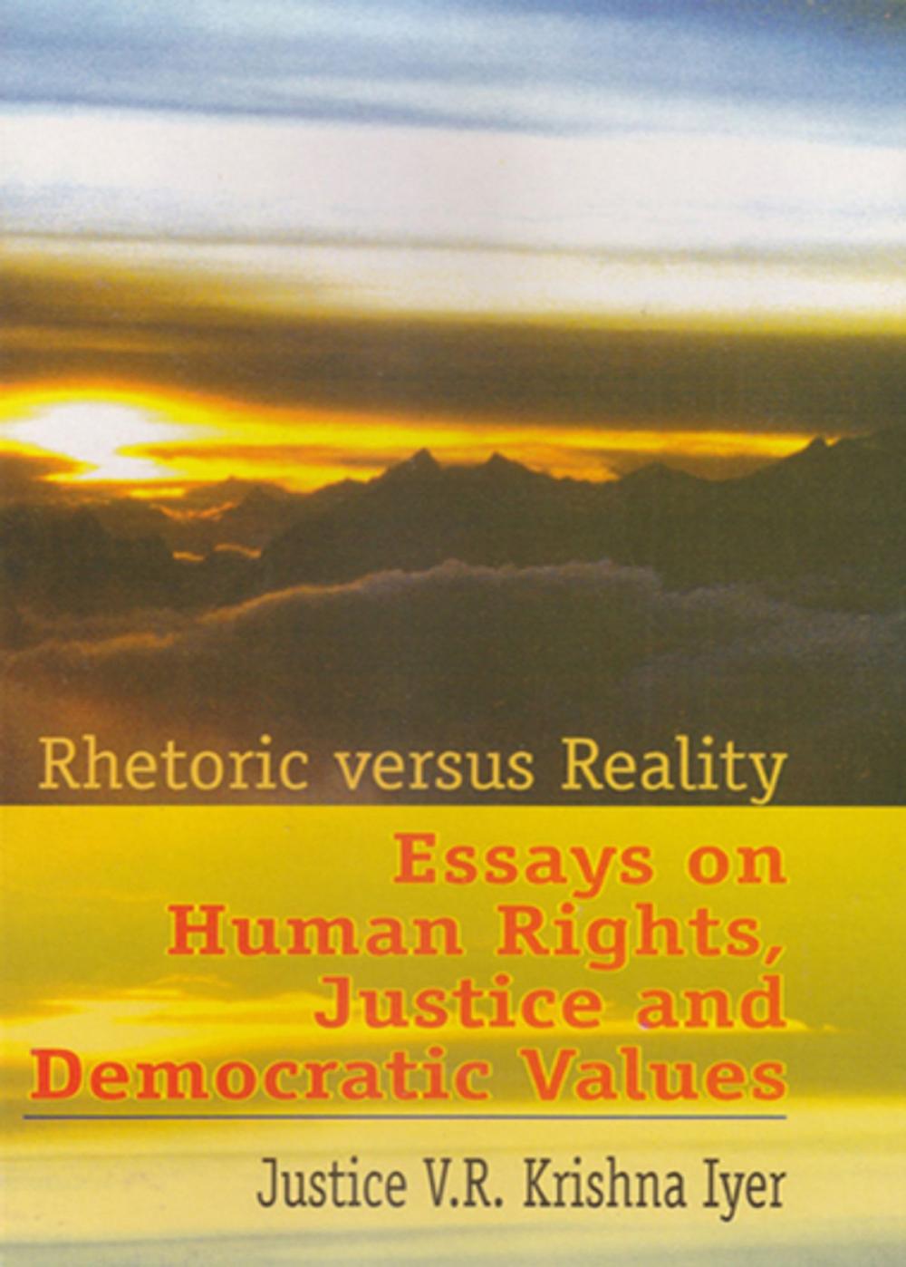 Big bigCover of Rhetoric versus Reality