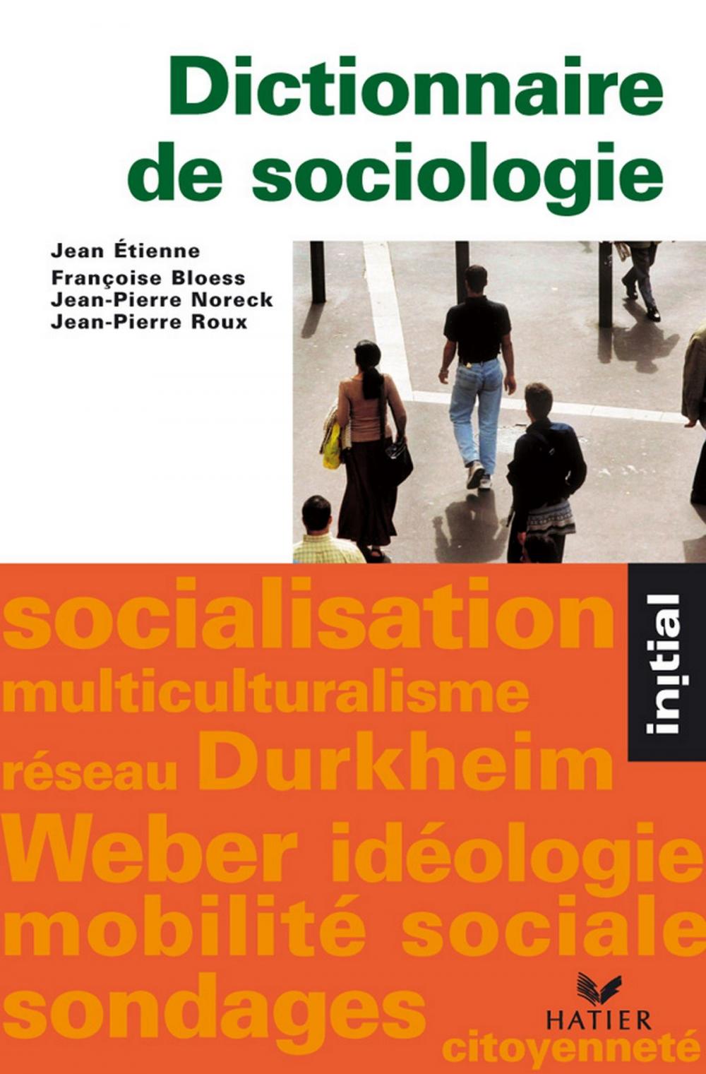 Big bigCover of Initial - Dictionnaire de sociologie