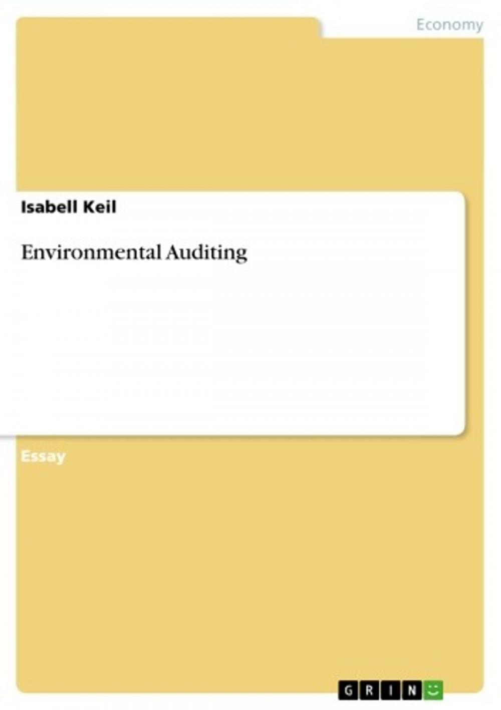 Big bigCover of Environmental Auditing