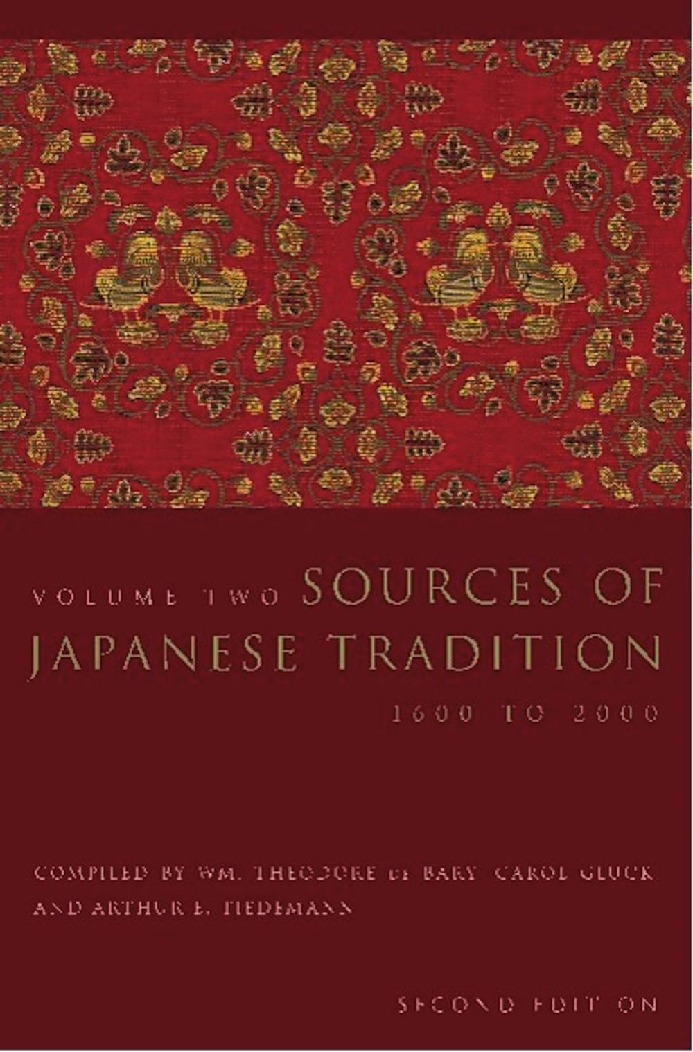 Big bigCover of Sources of Japanese Tradition