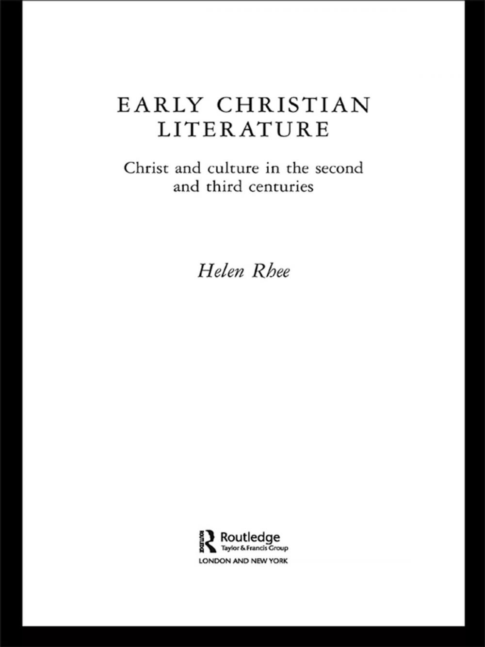 Big bigCover of Early Christian Literature