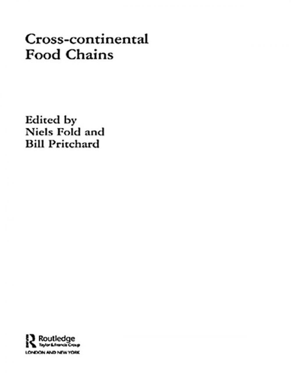 Big bigCover of Cross-Continental Agro-Food Chains