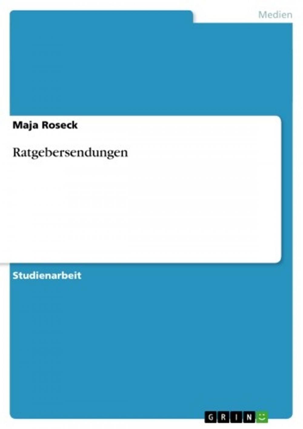 Big bigCover of Ratgebersendungen