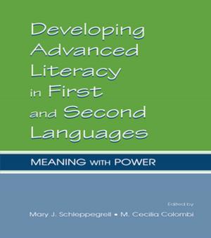 Cover of the book Developing Advanced Literacy in First and Second Languages by Stephen Parkin