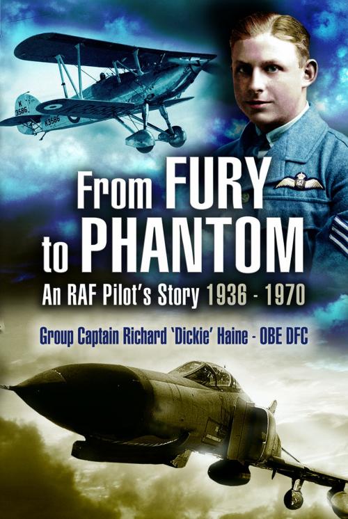 Cover of the book From Fury to Phantom by Richard Haine (Group CptOBE DFC), Pen and Sword