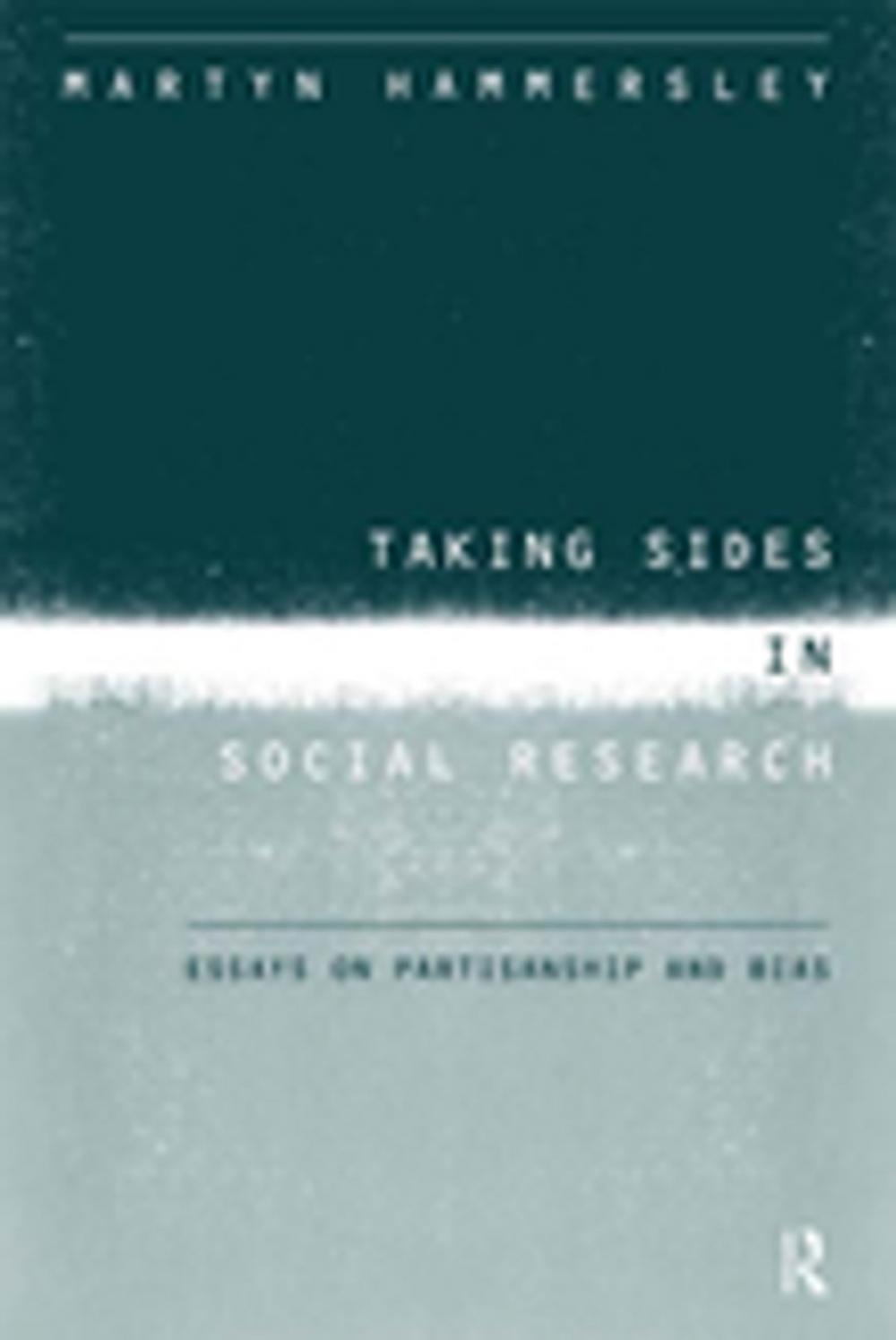 Big bigCover of Taking Sides in Social Research