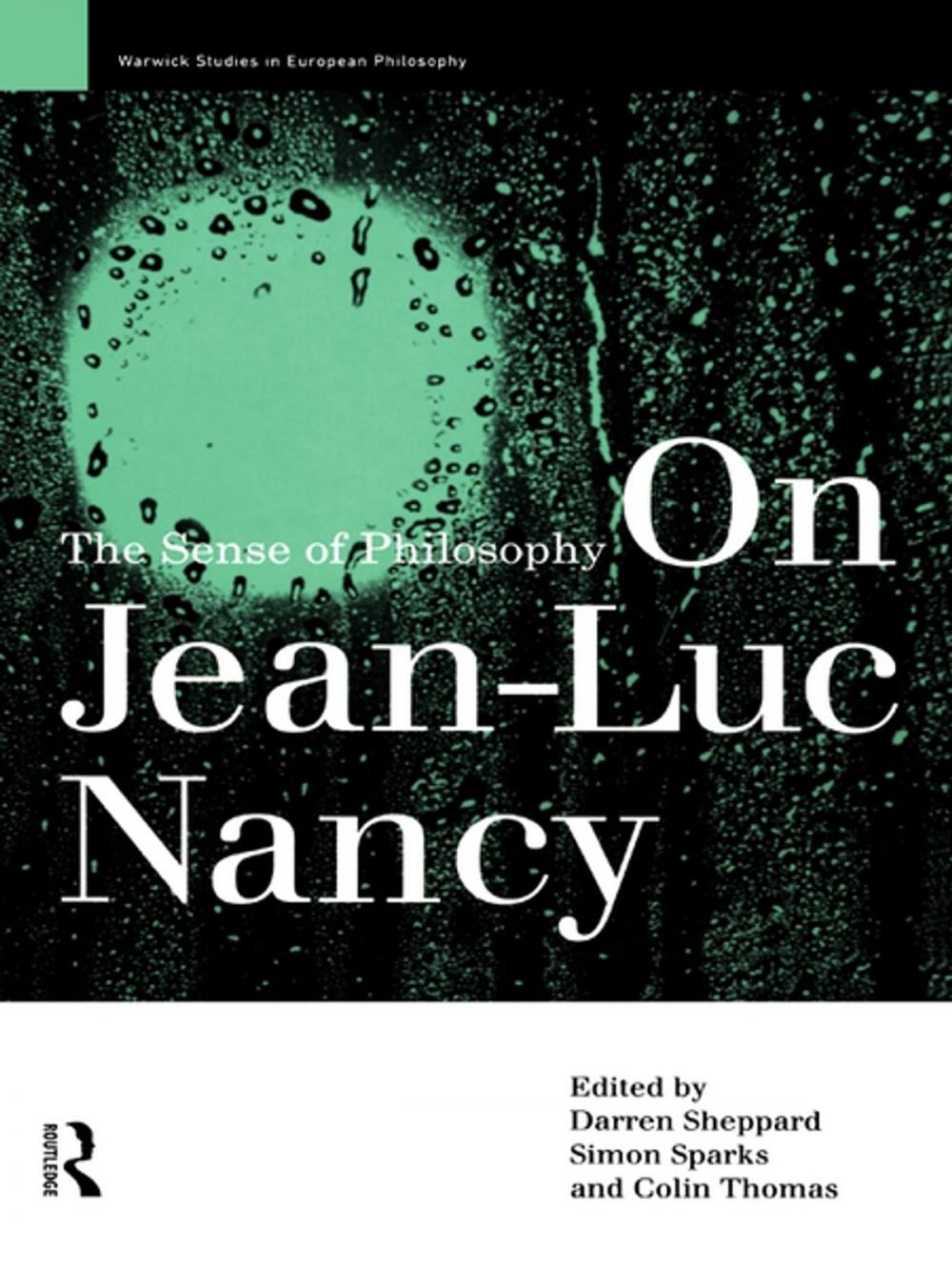 Big bigCover of On Jean-Luc Nancy