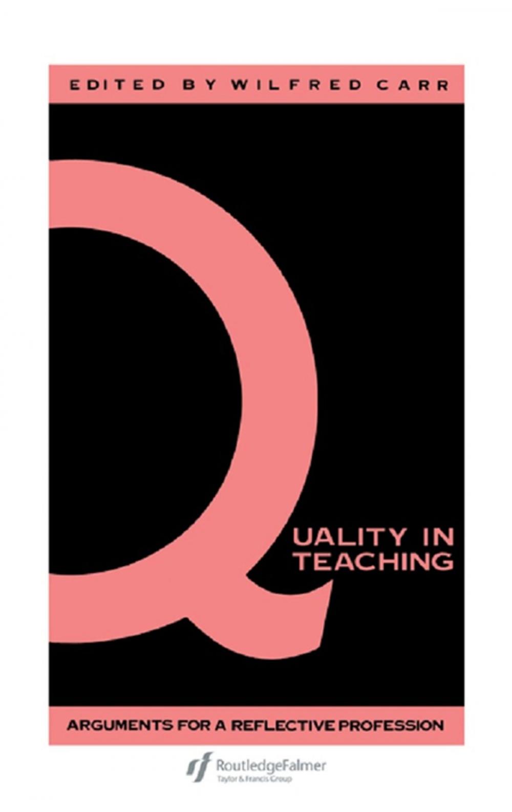 Big bigCover of Quality In Teaching