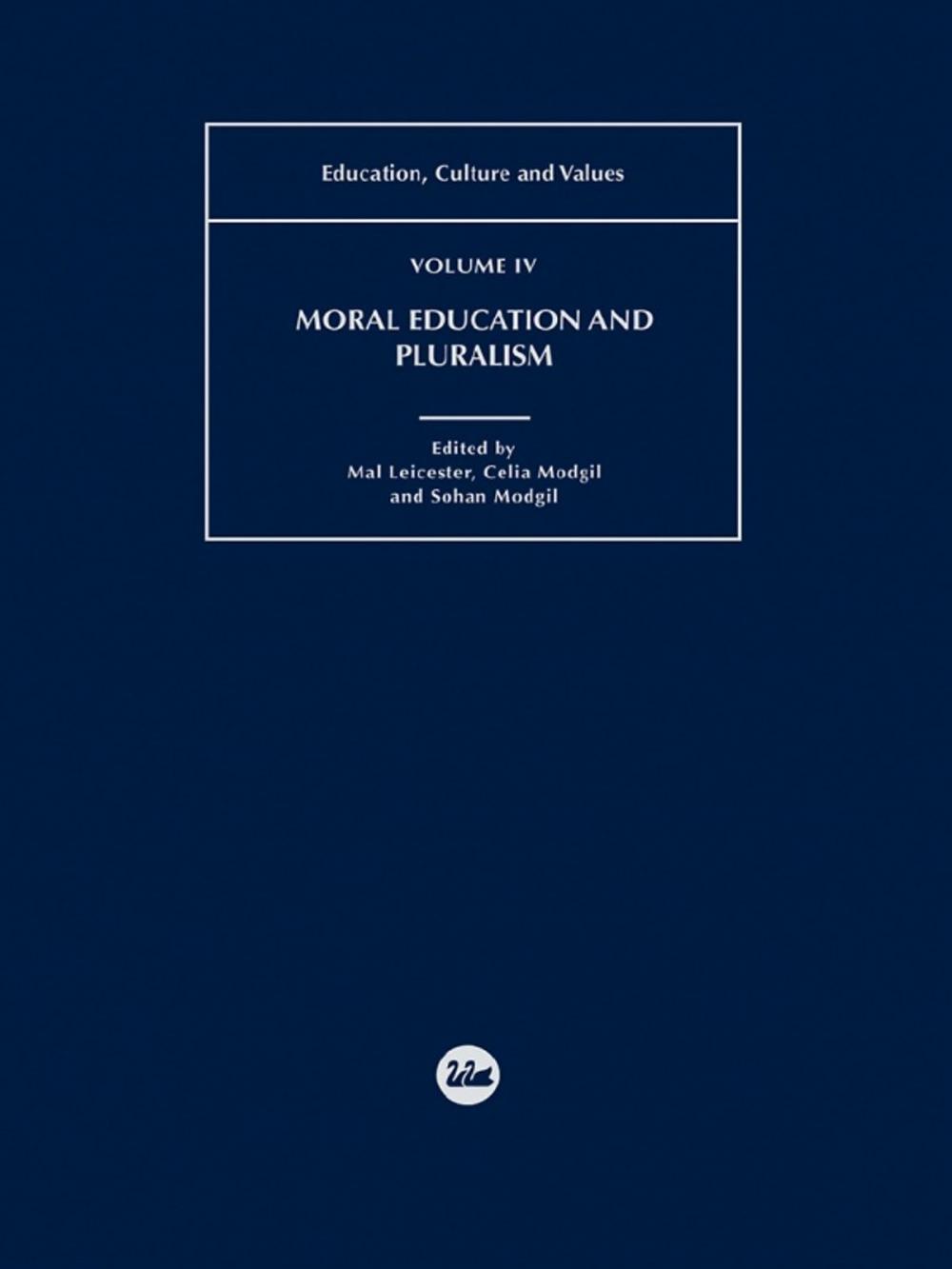 Big bigCover of Moral Education and Pluralism