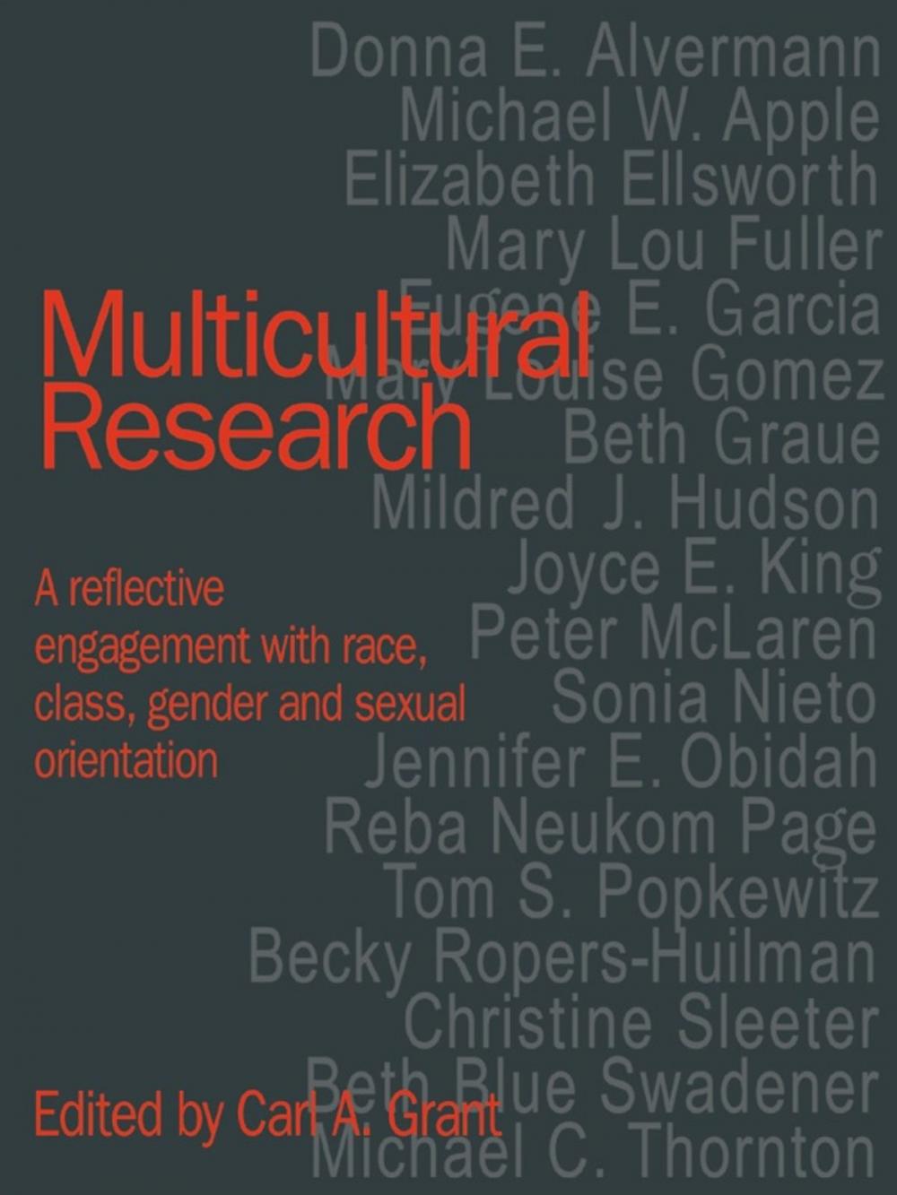 Big bigCover of Multicultural Research
