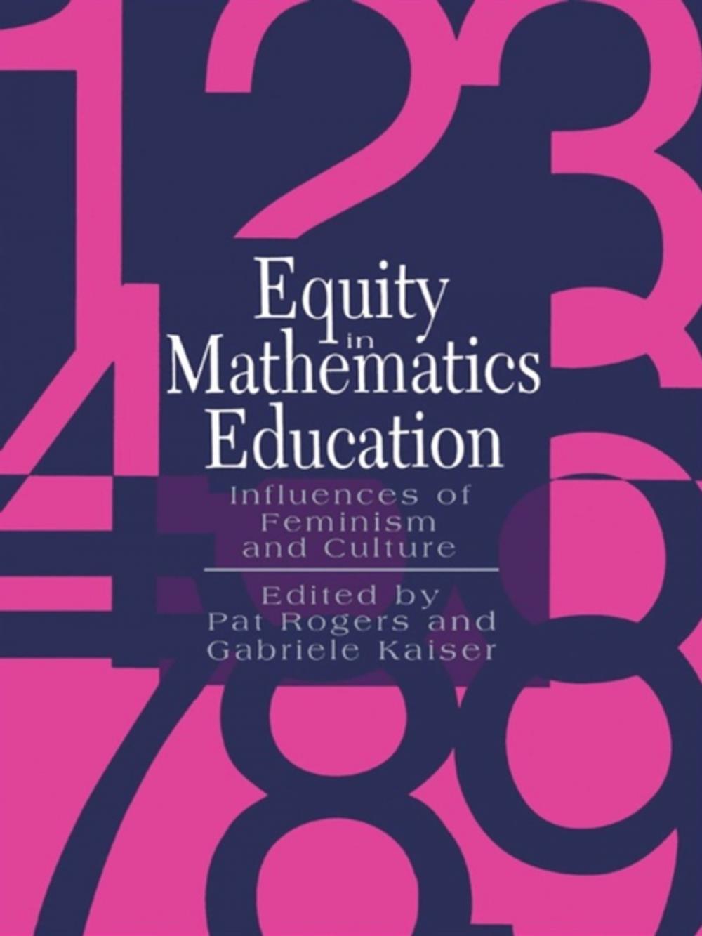 Big bigCover of Equity In Mathematics Education