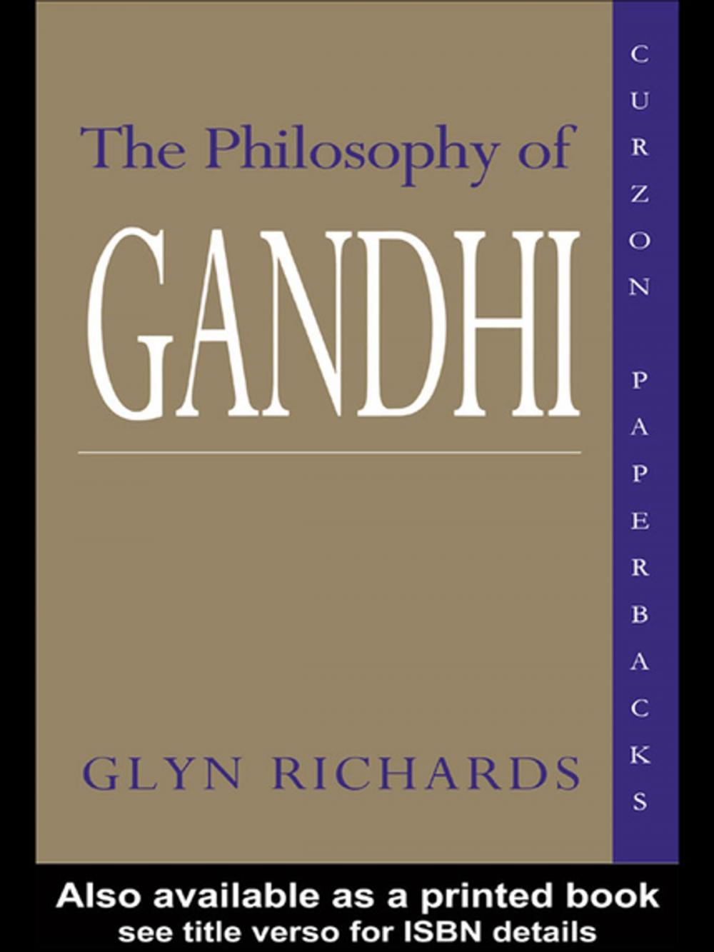 Big bigCover of The Philosophy of Gandhi