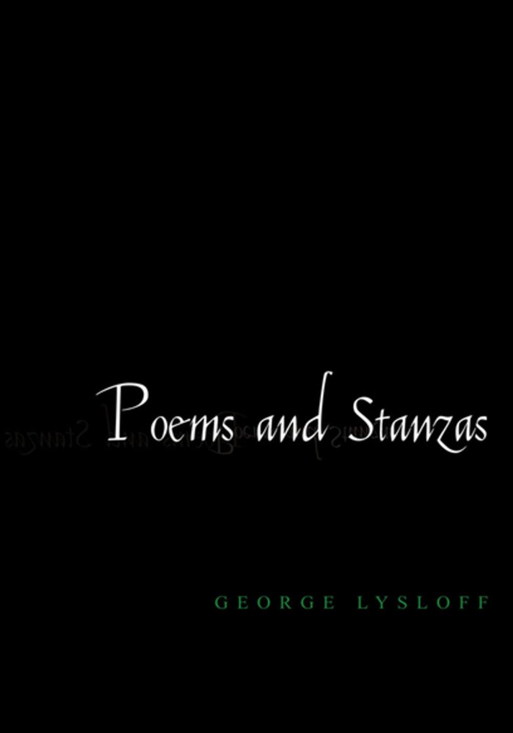 Big bigCover of Poems and Stanzas