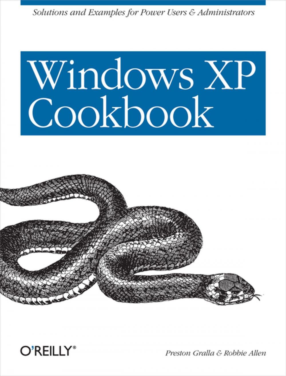 Big bigCover of Windows XP Cookbook