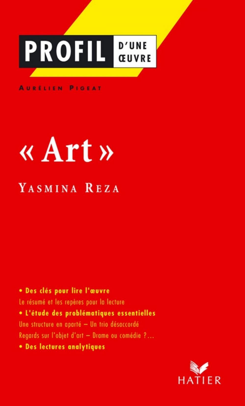 Big bigCover of Profil - Reza (Yasmina) : Art