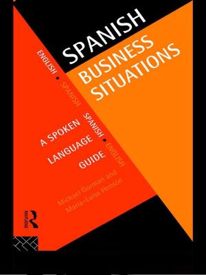 Cover of the book Spanish Business Situations by Richard Barrett