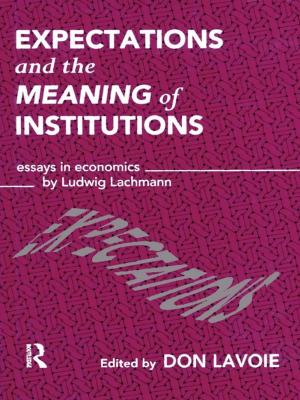 Cover of the book Expectations and the Meaning of Institutions by Rhona Rapoport, Robert N. Rapoport