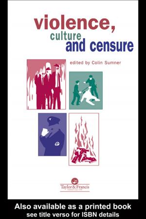 Cover of the book Violence, Culture And Censure by Humphrey Lloyd