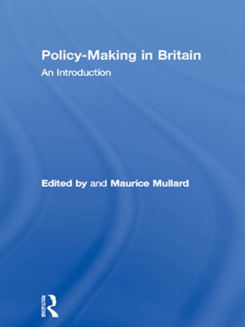 Cover of the book Policy-Making in Britain by , Taylor and Francis